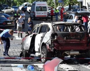 Jornalista morre em explosão de bomba em carro na Ucrânia