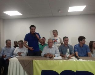 Manoel Jr compareceu a evento do PSDB e PSC