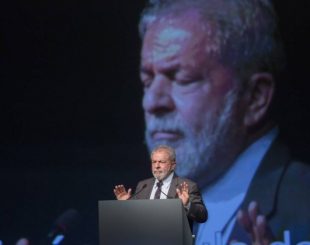 Lula participa de conferência internacional se sindicalistas no Rio - Antonio Scorza / Agência O Globo